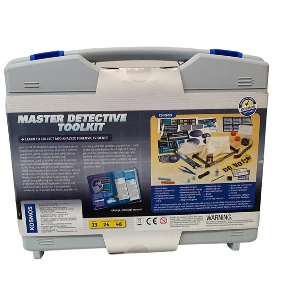 Master Detective Toolkit Forensic Science Experiment Kit by Thames & Kosmos- NEW